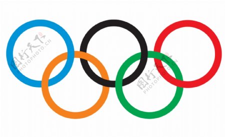 奥运矢量奥运五环图标