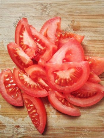 番茄西红柿新鲜绿色食材