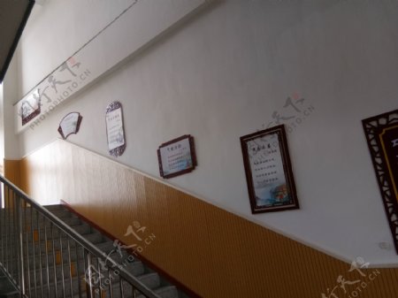 楼梯文化墙