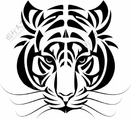 虎头徽标设计