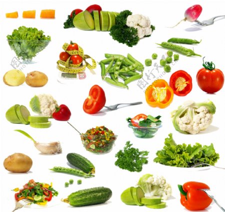 25种蔬菜减肥主题高清