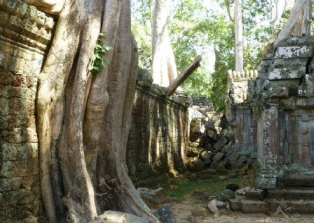 柬埔寨暹粒建筑风景