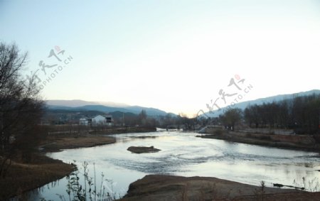 云南沙溪古镇的冬日风景