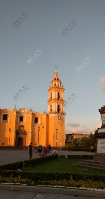 教堂乔卢拉墨西哥普埃布拉