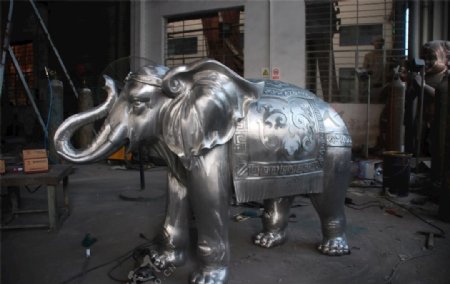 大象雕塑动物雕塑铸铜雕塑
