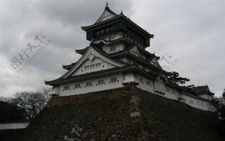 日式古建阁楼
