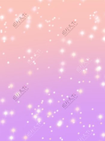 渐变紫粉星星壁纸