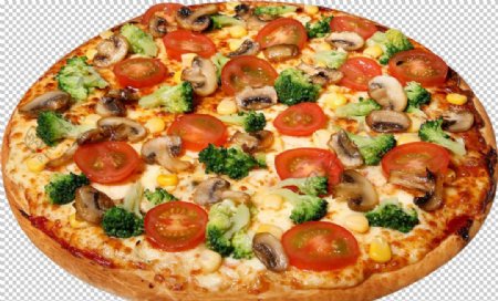 蘑菇蔬菜披萨