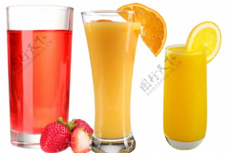 果汁橙汁饮料