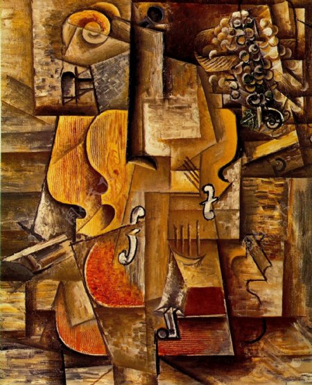 毕加索抽象绘画作品