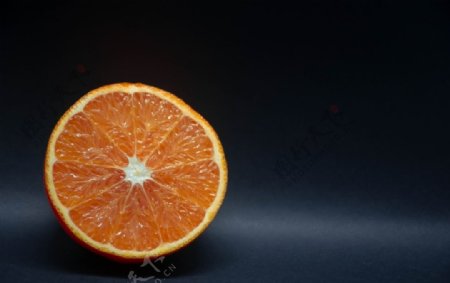 橙子纯色背景