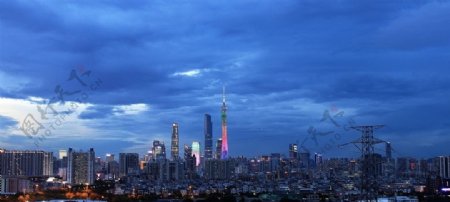 广州建筑夜景图片