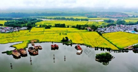 宁安渤海玄武湖图片