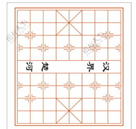 中国象棋不锈钢腐蚀牌双线图片