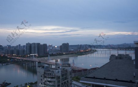 株洲湘江大桥风景摄影图片