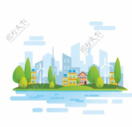 自然能源城市图片