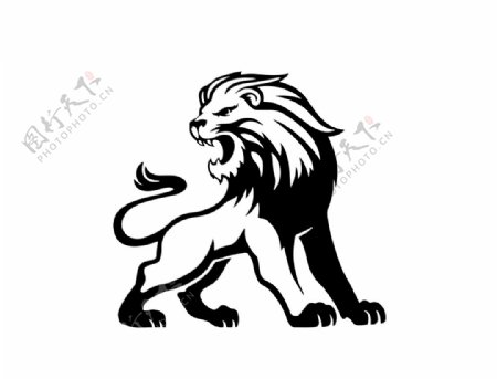 狮子狮头标志标识图标素材图片