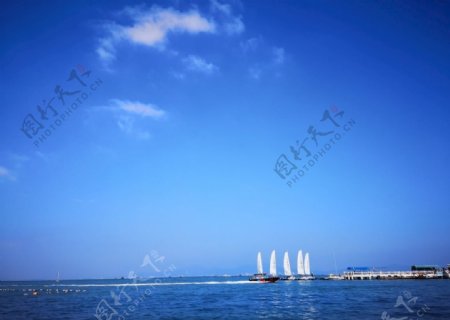 巽寮湾帆船图片