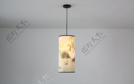 新中式仙鹤吊灯图片