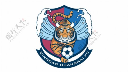 中超青岛黄海足球俱乐部队徽图片