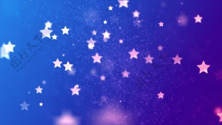 紫色星星梦幻背景图片