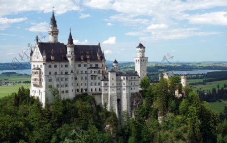 德国巴伐利亚新天鹅城堡图片