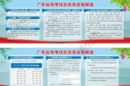 广东省高考综合改革政策解读宣传图片