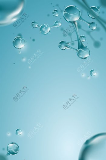 DNA科技分子气泡图片