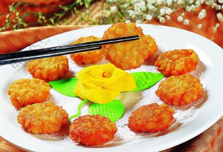 豫菜黄金南瓜饼图片