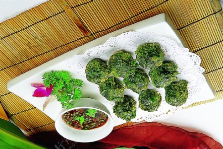 豫菜青菜团子图片