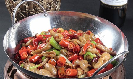 北京菜干锅肥肠图片