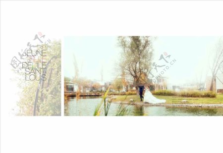 韩国风影楼婚相册模板之在一起图片