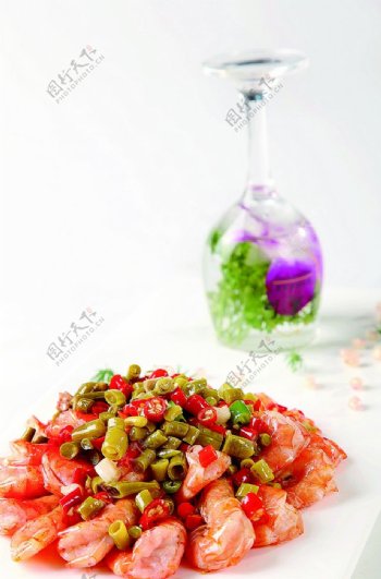 南北热菜香酒虾图片
