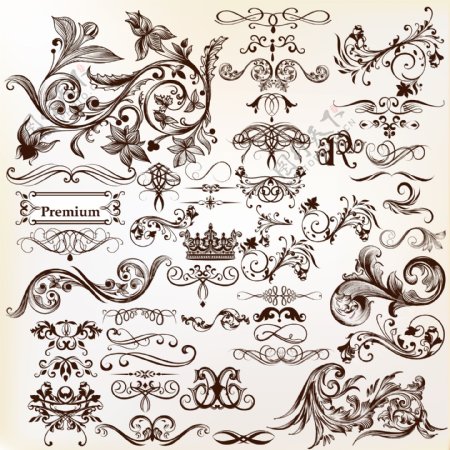 古典欧式花纹图片