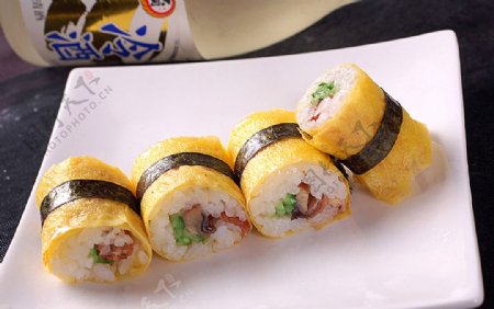 寿司类鳗鱼玉子烧图片
