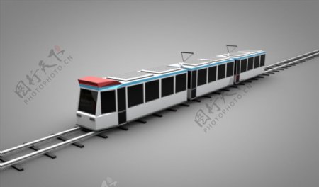 C4D模型火车动车电车图片
