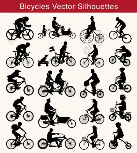 骑自行车的动作