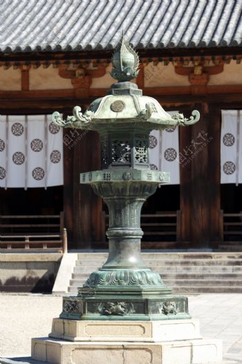 法隆寺铜灯笼图片
