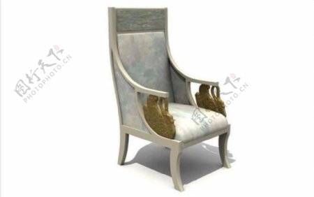 欧式家具椅子0423D模型