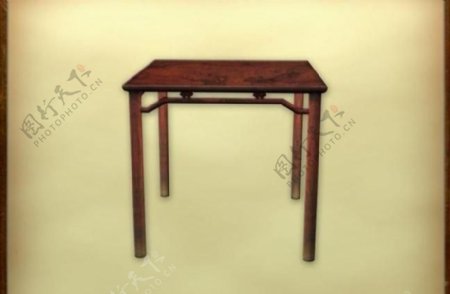 中国古典家具桌子0033D模型