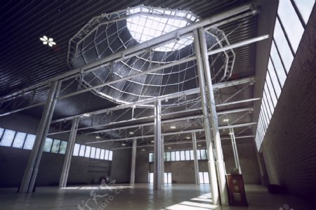 钢结构大厅模型