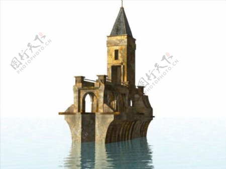 水上城堡模型图