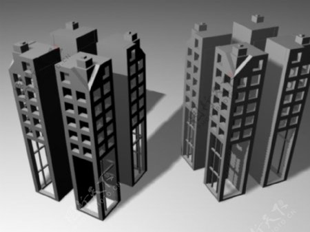 居民楼模型图