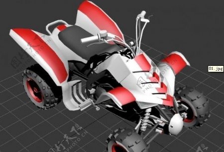 4轮摩托车模型
