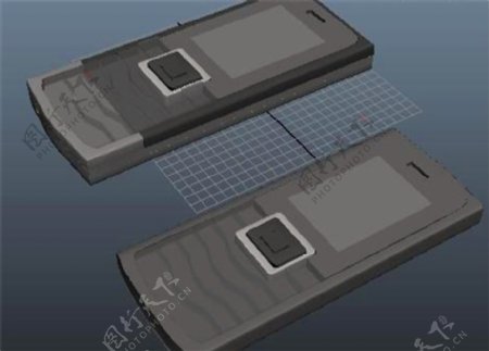 滑盖手机游戏CG模型