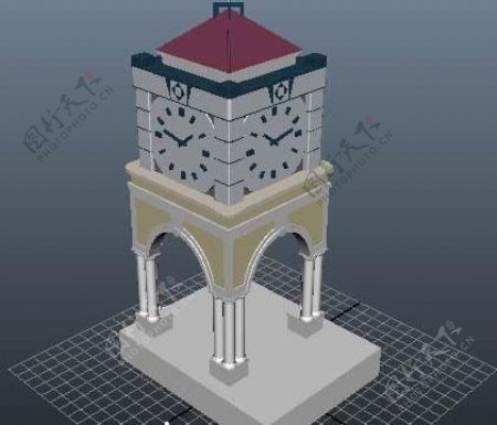 钟楼模型
