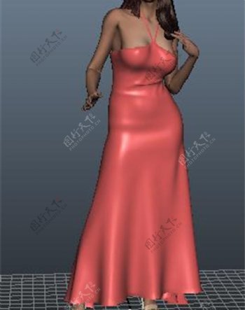 3D性感女性游戏模型