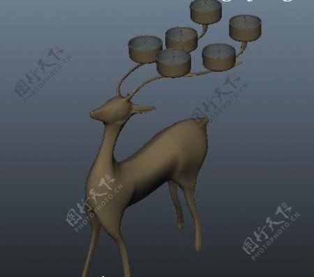 小鹿模型