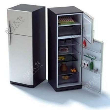 冰箱3d模型下载冰箱2