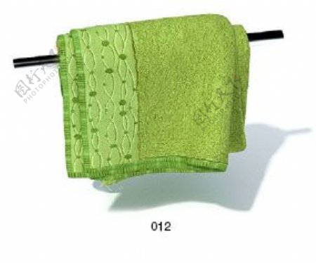 家居用品毛巾素材3d模型素材4